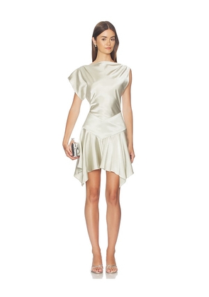 Lovers and Friends Bethany Mini Dress in Sage. Size XXS. Also in XS, S, M, L, XL.