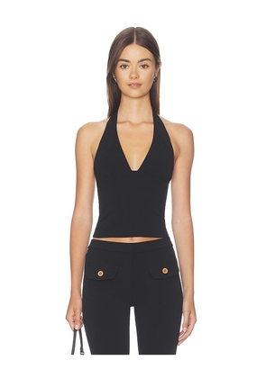 Oddli Halter Top in Black. Size XS. Also in S, M, L, XL/1X.