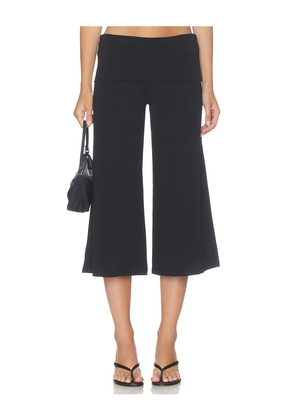 Oddli Cropped Gaucho in Black. Size XS. Also in S, M, L.