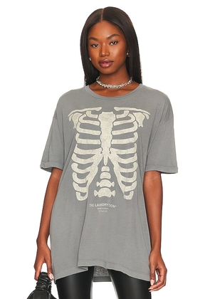 The Laundry Room Spooky Oversized Tee in Grey. Size S. Also in M, L.