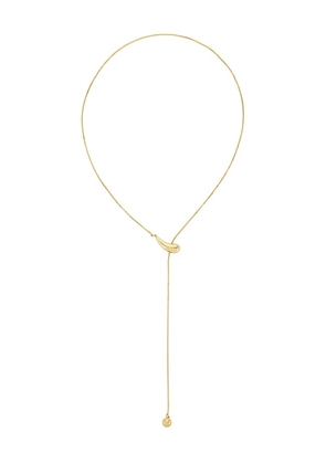 Lovers and Friends Posie Necklace in Metallic Gold.