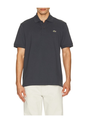 Lacoste Classic Fit Pique Polo in Grey. Size 3. Also in 4, 5, 6, 7.