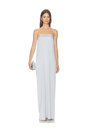 NBD Astha Maxi Dress in Grey. Size XXS. Also in XS, S, M, L, XL.