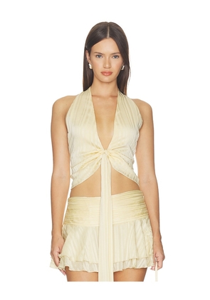 MORE TO COME Harbor Top in Yellow. Size XXS. Also in XS, S, M, L, XL.