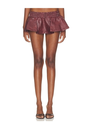 NIIHAI The Amelia Skirt in Burgundy. Size XS. Also in S, M, L, XL.
