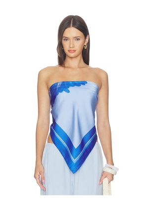 SNDYS Cattleya Wrap in Blue.