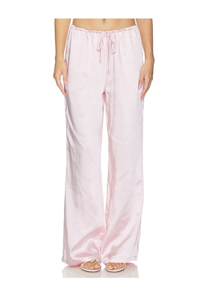 SNDYS Dove Pant in Blush. Size XXS. Also in XS, S, M, L, XL.