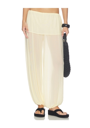 Tularosa Shalom Pant in Yellow. Size XXS. Also in XS, S, M, L, XL.