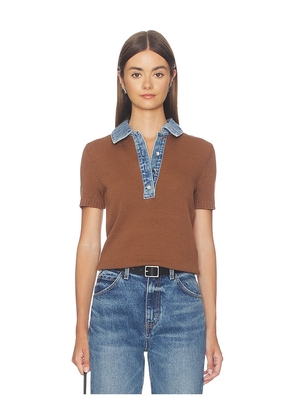 SEROYA Erika Knit Top in Multi. Size XXS. Also in L, M, S, XL, XS.