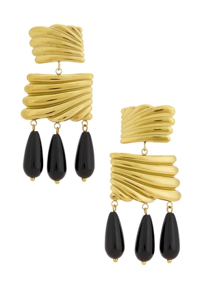 petit moments Sonora Earrings in Metallic Gold.
