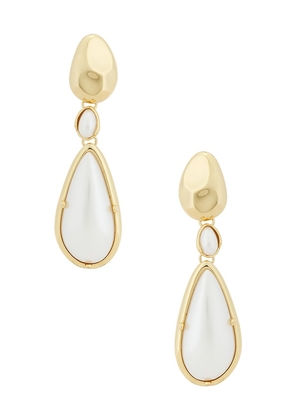 petit moments Saffron Earrings in White.