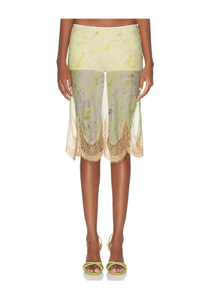 SIEDRES Colette Skirt in Green. Size 34. Also in 36, 38, 40.