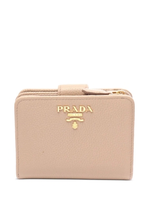 Prada Pre-Owned 2000s bi-fold leather wallet - Neutrals