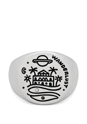 Tom Wood Wanderlust signet ring - Silver