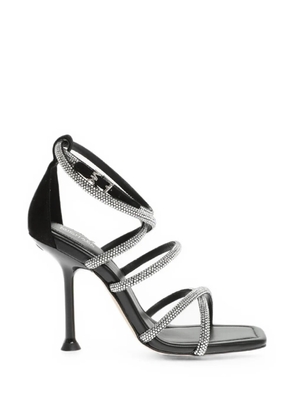 Michael Kors Imani rhinestone-embellished strappy sandals - Black