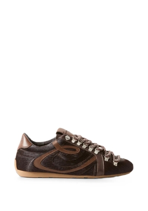 Claudie Pierlot Chocolate-coloured Swing trainers - Brown