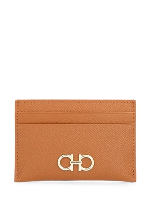 Ferragamo Gancini credit card holder - Brown