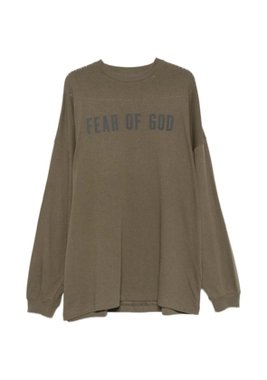 FEAR OF GOD ESSENTIALS Sport Mesh Merch long-sleeve T-shirt - Green