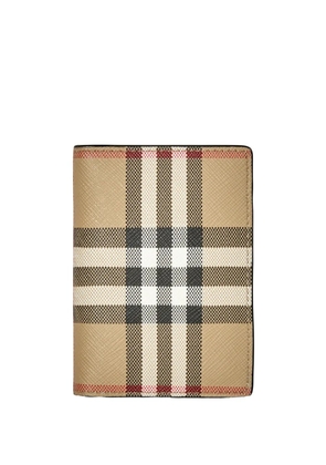 Burberry Vintage Check leather wallet - Neutrals