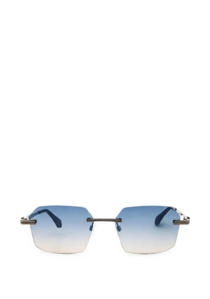 Palm Angels geometric rimless sunglasses - Grey