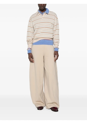 Guest In Residence striped polo top - Neutrals