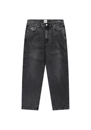Arte Antwerp faded-effect logo-patch jeans - Grey