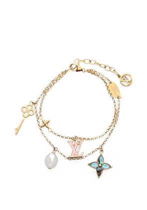Louis Vuitton Pre-Owned 2025 LV Layer charm bracelet - Gold