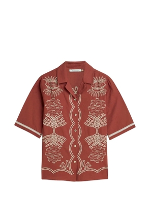 Scotch & Soda embroidered short-sleeve shirt