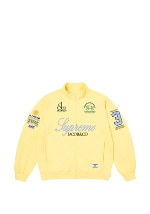 Supreme x La Martina logo-embroidered zip-up sweatshirt - Yellow