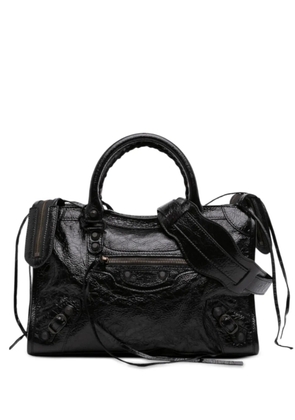 Balenciaga Pre-Owned 2013 Small Lambskin Motocross Classic City satchel - Black