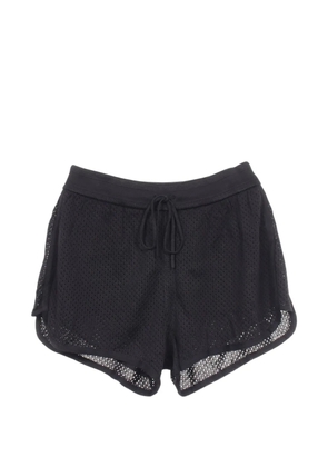Christian Dior Pre-Owned 2010s mesh track shorts - Black