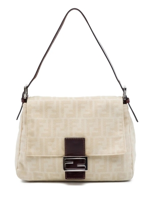 Fendi Pre-Owned 2000-2010 Zucca Canvas Mamma Forever shoulder bag - Brown
