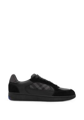 Burberry Terrace check-panel sneakers - Black