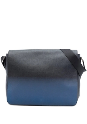 Fendi Pre-Owned 2010-2026 Zucca Spalmati Ombre Flap crossbody bag - Black