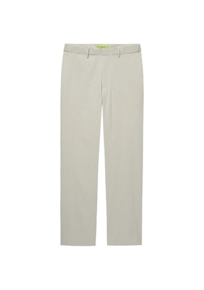 Shanghai Tang seersucker tailored trousers - Neutrals