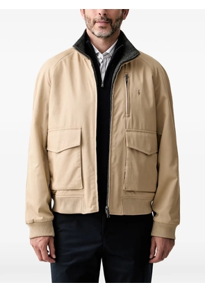 Trussardi reversible herringbone-pattern jacket - Neutrals