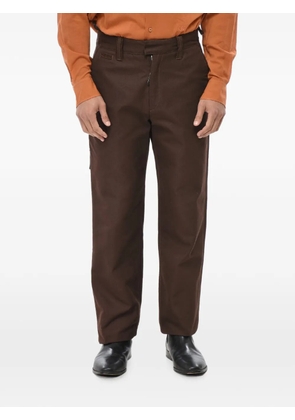 Off-White belt-loop chino trousers - Brown