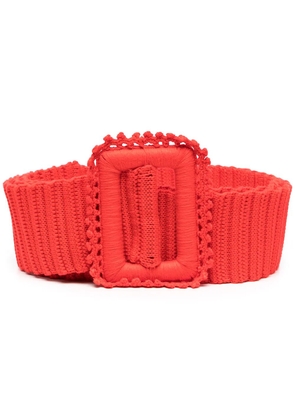 MSGM knitted-style belt - Red