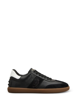 Tod's Tabs panelled leather sneakers - Black