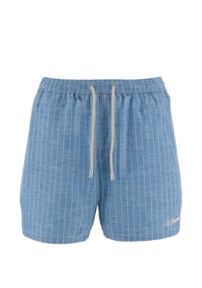 MC2 Saint Barth Syros striped-pattern swim shorts - Blue