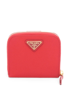 Prada Pre-Owned 2010s Triangle-logo wallet - Red