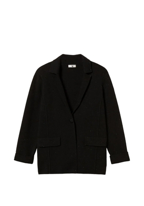 TWINSET knit jacket with sequins - Black