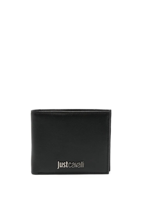 Just Cavalli logo-lettering bi-fold wallet - Black