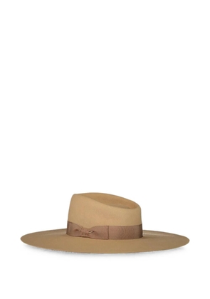 Van Palma Paul wide-brim hat - Neutrals