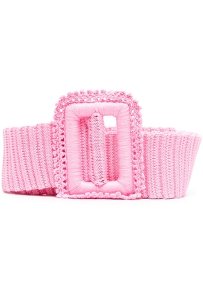 MSGM knitted-style belt - Pink