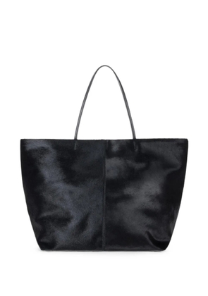 Elisabetta Franchi large leather tote bag - Black