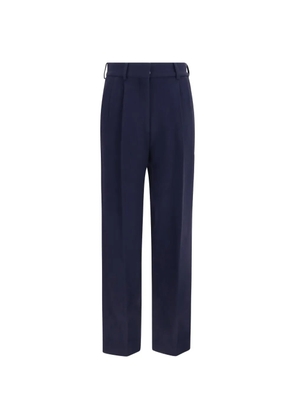 Blazé Milano Fox pleated wool trousers - Blue