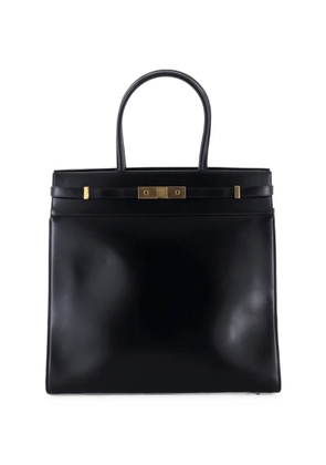 Saint Laurent Pre-Owned Manhattan Leather North South tote bag - Black