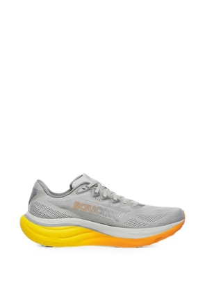 Saucony Ride 19 logo-print panelled sneakers - Grey