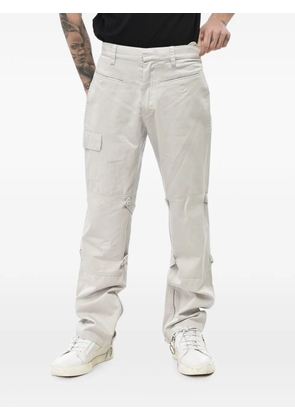 Off-White ankle-zip cargo pants - Grey